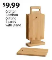 Aldi Crofton Bamboo Cutting Boards with Stand offer