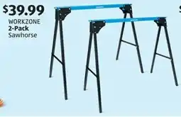 Aldi WORKZONE 2-Pack Sawhorse offer