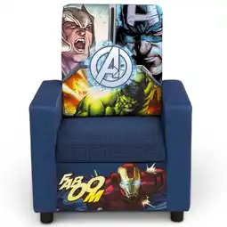 Walmart Marvel Avengers Youth High Back Upholstered Chair by Delta Children offer