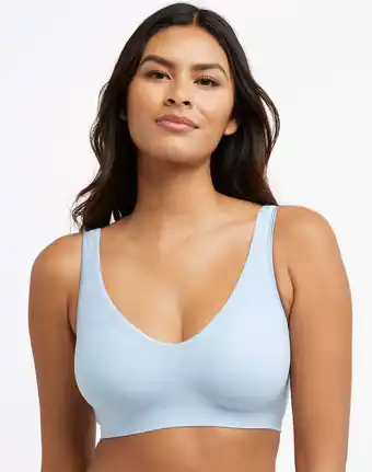 Walmart Bali Comfort Revolution ComfortFlex Fit Seamless 2-Ply Wireless Bra Blue Flight Aztec S Women's offer