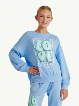 Walmart Justice Girls EDF Fleece Crew, Sizes XS - XLP offer