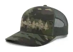 Walmart Tamarack Trees Forest Pine Woods Men's Embroidered Mesh Back Trucker Hat, Tropic/Loden offer