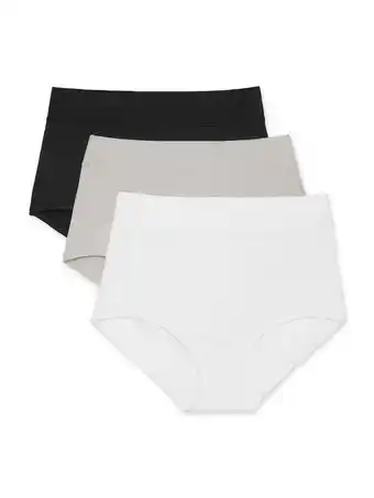 Walmart Warners Blissful Benefits Breathable Moisture-Wicking Microfiber Brief RS4963W offer