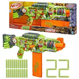 Walmart Nerf Zombie Corrupter Dart Blaster, 22 Nerf Elite Darts, Outdoor Games, Ages 8+ offer