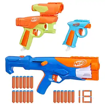 Walmart Nerf N Series Gear Up Pack, 3x Blasters, 18 Nerf N1 Darts Compatible Only with Nerf N Series offer