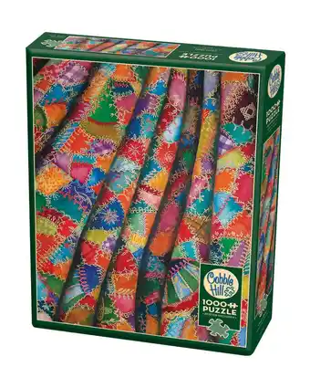 Walmart Crazy Quilt Jigsaw Puzzle with Poster, 1000 Pieces offer