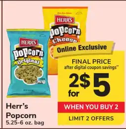 ACME Herr's Popcorn offer