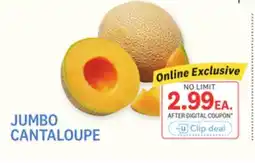 Kings Food Markets JUMBO CANTALOUPE offer