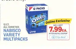 Kings Food Markets NABISCO VARIETY MULTIPACKS offer