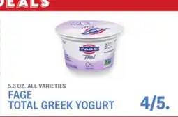 Kings Food Markets FAGE TOTAL GREEK YOGURT offer