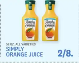 Kings Food Markets SIMPLY ORANGE JUICE offer