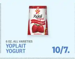 Kings Food Markets YOPLAIT YOGURT offer