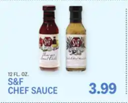 Kings Food Markets S&F CHEF SAUCE offer