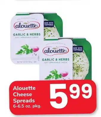 ACME Alouette Cheese Spreads offer