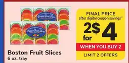 ACME Boston Fruit Slices offer