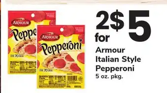 ACME Armour Italian Style Pepperoni offer