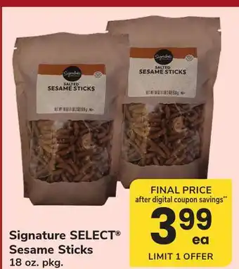 ACME Signature SELECT Sesame Sticks offer