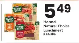 ACME Hormel Natural Choice Lunchmeat offer