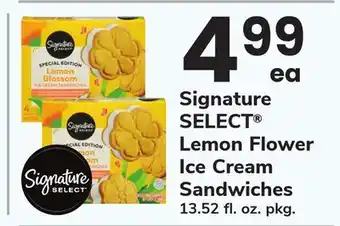 ACME Signature SELECT Lemon Flower Ice Cream Sandwiches offer