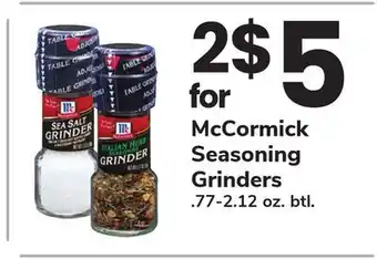 ACME McCormick Seasoning Grinders offer