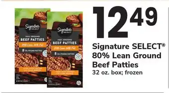 ACME Signature SELECT 80% Lean Ground Beef Patties offer