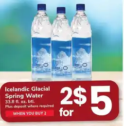 ACME Icelandic Glacial Spring Water offer