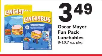 ACME Oscar Mayer Fun Pack Lunchables offer