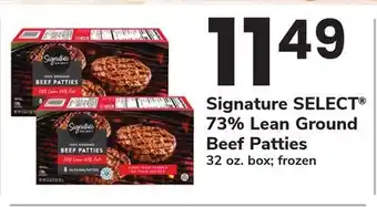 ACME Signature SELECT 73% Lean Ground Beef Patties offer