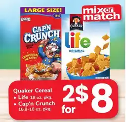 ACME Quaker Cereal offer