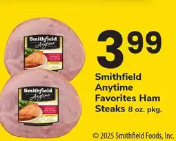 ACME Smithfield Anytime Favorites Ham Steaks offer