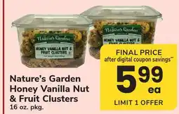 ACME Nature's Garden Honey Vanilla Nut & Fruit Clusters offer