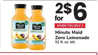 ACME Minute Maid Zero Lemonade offer