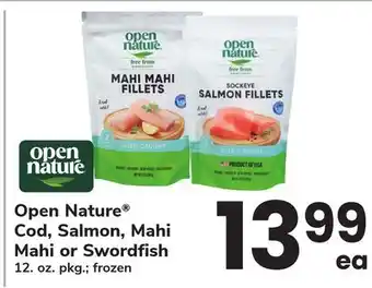 ACME Open Nature Cod, Salmon, Mahi Mahi or Swordfish offer