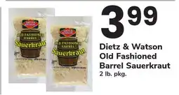 ACME Dietz & Watson Old Fashioned Barrel Sauerkraut offer