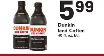 ACME Dunkin Iced Coffee offer