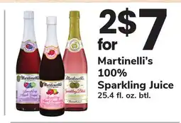 ACME Martinelli's 100% Sparkling Juice offer