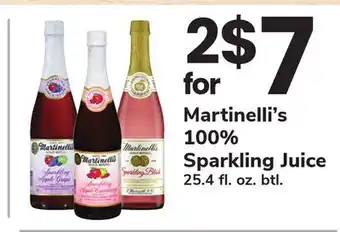 ACME Martinelli's 100% Sparkling Juice offer