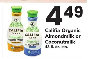 ACME Califia Organic Almondmilk or Coconutmilk offer