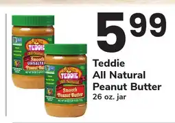 ACME Teddie All Natural Peanut Butter offer