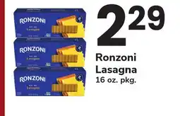 ACME Ronzoni Lasagna offer