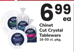 ACME Chinet Cut Crystal Tableware offer