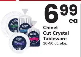 ACME Chinet Cut Crystal Tableware offer