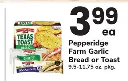 ACME Pepperidge Farm Garlic Bread or Toast offer