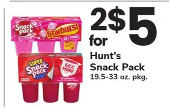 ACME Hunt's Snack Pack offer