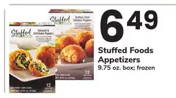 ACME Stuffed Foods Appetizers offer