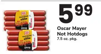 ACME Oscar Mayer Not Hotdogs offer