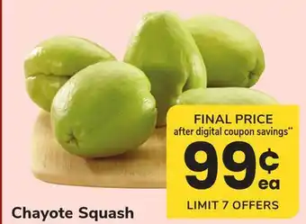 ACME Chayote Squash offer