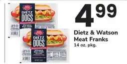 ACME Dietz & Watson Meat Franks offer