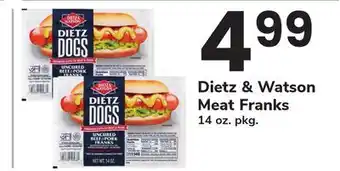 ACME Dietz & Watson Meat Franks offer