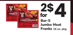 ACME Bar-S Jumbo Meat Franks offer